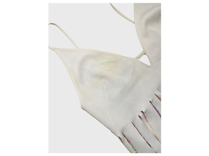 Emilio Pucci Blaues Polyester Top mit Cut-Out und Trägern - Ansicht 6