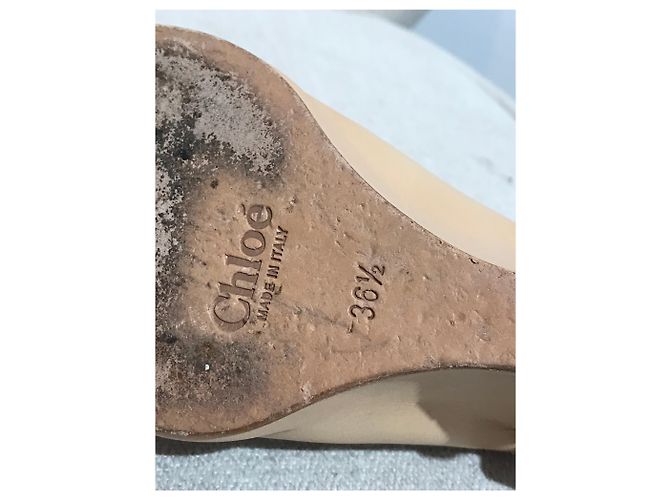 Décolleté Chloé beige T.36,5 - vista 5
