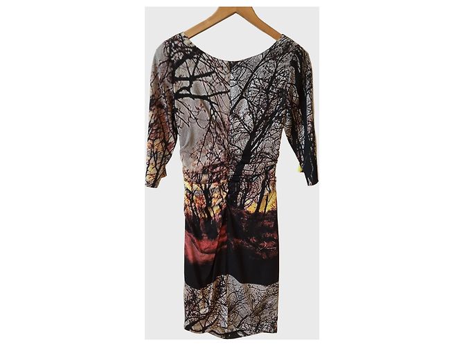 Diane Von Furstenberg Kleid T.2 Mehrfarben - Ansicht 3