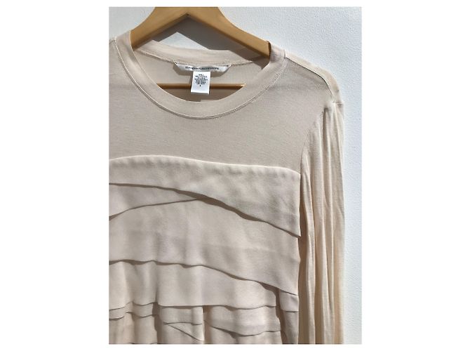 Top Diane Von Furstenberg T.S Beige - vista 2