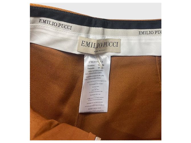 Emilio Pucci Short Pucci camel T.36 Camello - vista 6