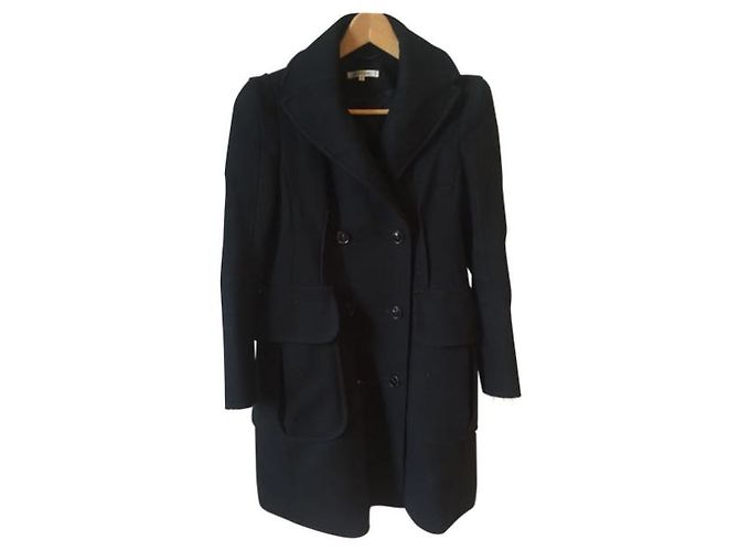 Abrigo Carven Negro T.36 - vista 6