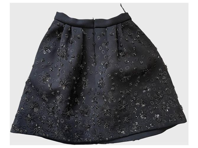 Falda Dice Kayek negra T.38 Negro - vista 3