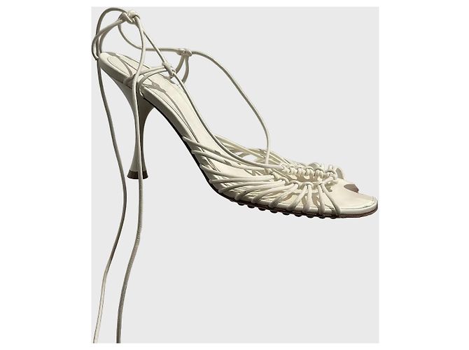 Sandali Bottega Veneta bianchi T.37,5 Bianco - vista 6