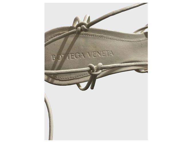 Sandali Bottega Veneta bianchi T.37,5 Bianco - vista 7