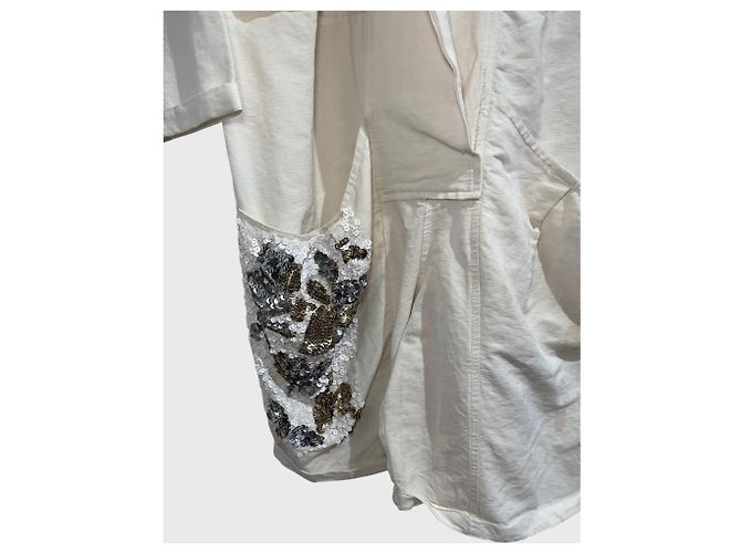 Macacão Dries Van Noten T.M Branco - vista 6