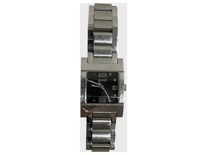 Reloj Gucci 7700L de acero esfera negra Metálico - vista 3