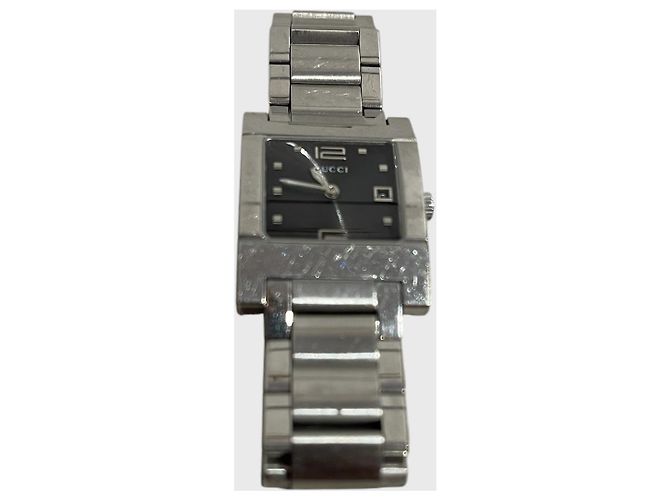 Reloj Gucci 7700L de acero esfera negra Metálico - vista 4