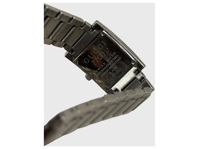 Reloj Gucci 7700L de acero esfera negra Metálico - vista 7