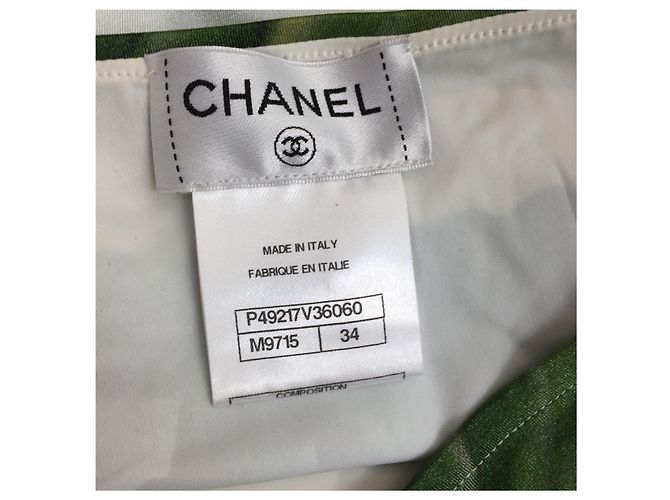 Chanel Badeanzug T.34 Grün - Ansicht 3