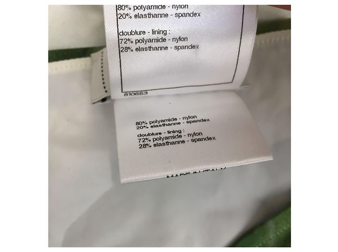Chanel Badeanzug T.34 Grün - Ansicht 4