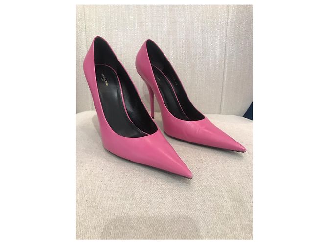 Décolleté Balenciaga rosa T.40 - vista 4
