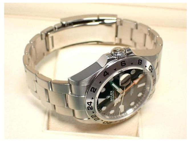 ROLEX EXPLORERII quadrante nero 226570 '21 Uomo Argento - vista 10