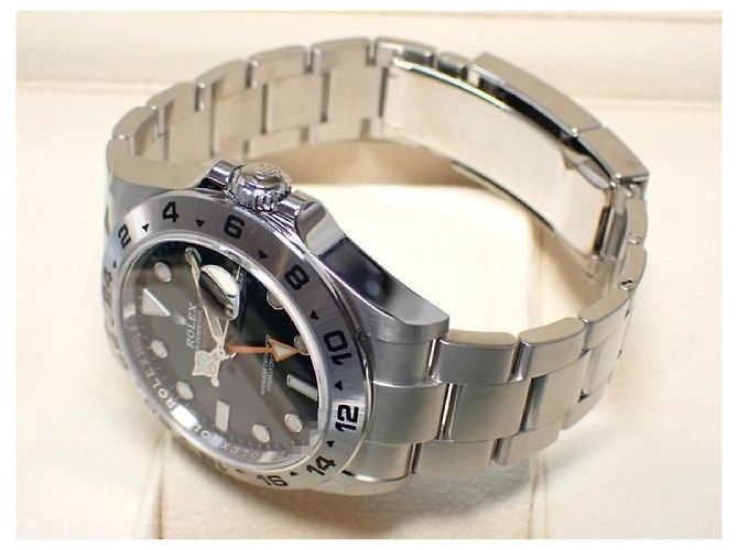 ROLEX EXPLORERII quadrante nero 226570 '21 Uomo Argento - vista 11