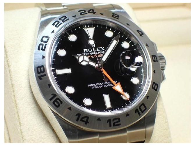 ROLEX EXPLORERII quadrante nero 226570 '21 Uomo Argento - vista 2
