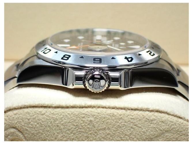 ROLEX EXPLORERII quadrante nero 226570 '21 Uomo Argento - vista 4