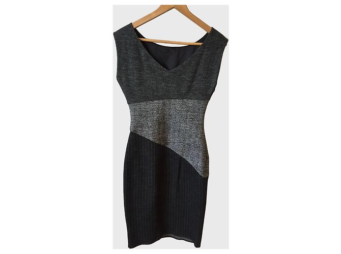 Diane Von Furstenberg Kleid grau T.2 - Ansicht 2
