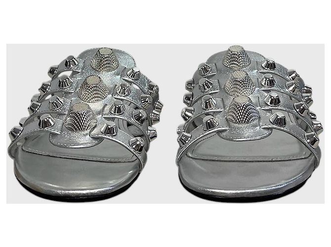 Sandali Balenciaga argento T.37 Metallico - vista 4