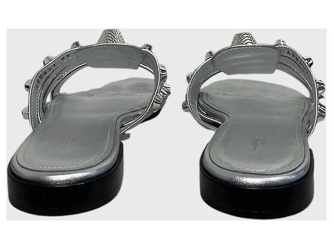 Sandali Balenciaga argento T.37 Metallico - vista 5