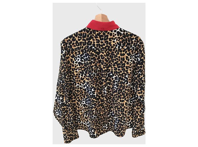 Chemise Prada leopard T.36 Red - view 3