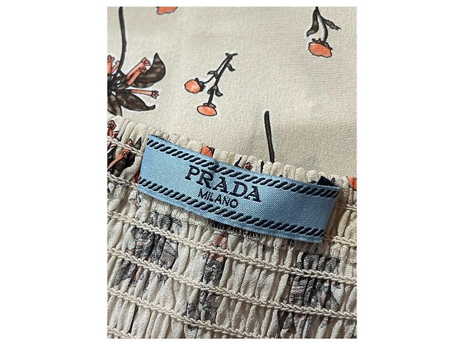 Jupe Prada imprimée T.34 Beige - view 4
