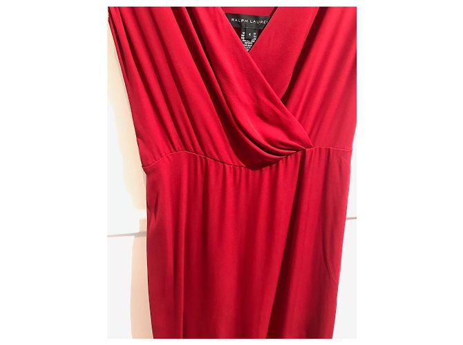 Ralph Lauren Kleid rot T.4 - Ansicht 3
