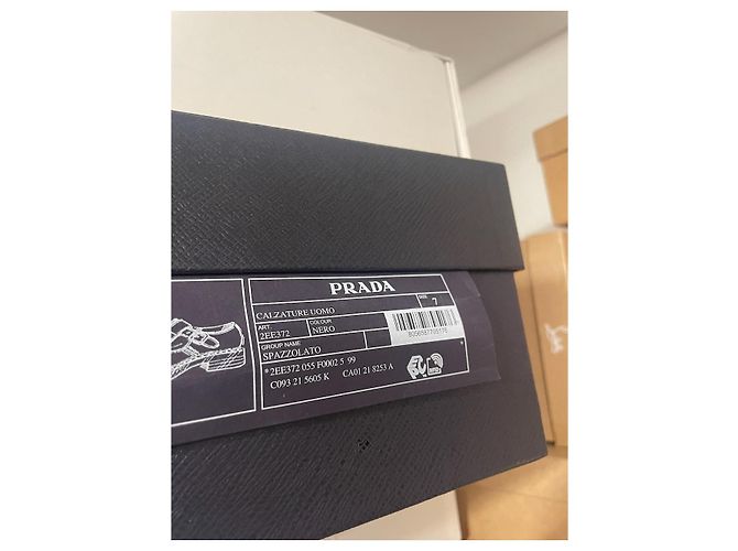 Derby Prada neri T.40,5 NUOVE Nero - vista 10