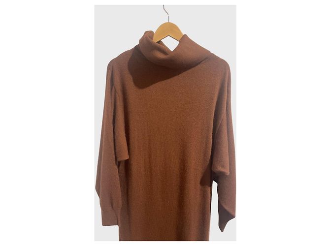 Autre Marque Vestido Mes Demoiselles marrón T.2 Castaño - vista 2