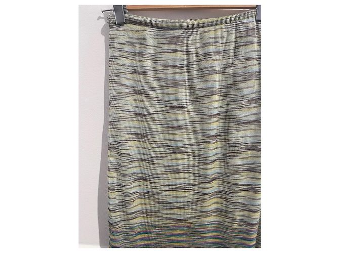 Falda Missoni verde T.40 - vista 3