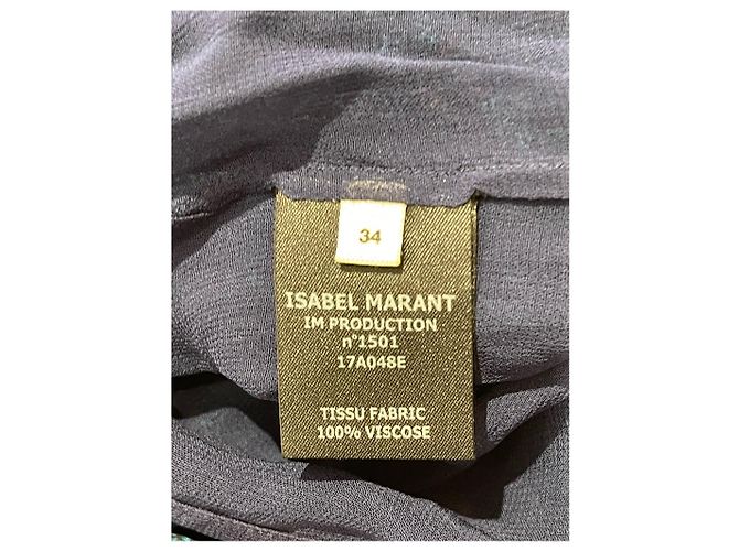 Isabel Marant Etoile Abito Isabel Marant blu T.34 - vista 5
