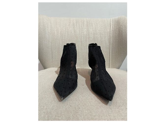 Autre Marque Boots Dior plumetis T.37 Schwarz - Ansicht 4