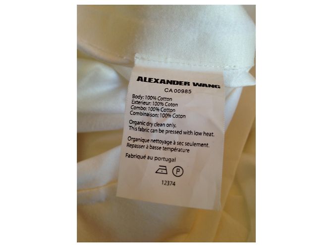 Top Alexander Wang T.XS Bianco - vista 4