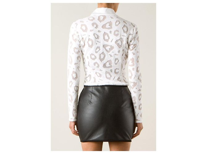 Top Anthony Vaccarello Blanco T.36 - vista 7
