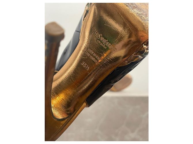 Décolleté Yves Saint Laurent nere T.35,5 Nero - vista 11