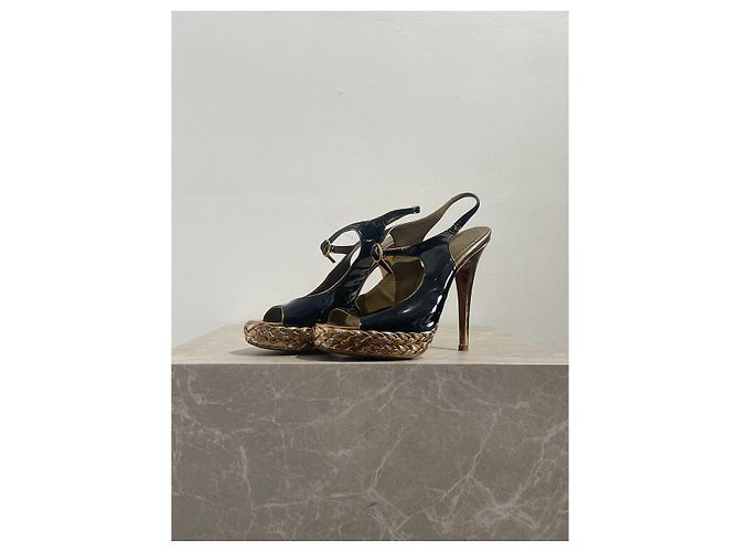 Décolleté Yves Saint Laurent nere T.35,5 Nero - vista 3