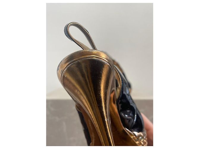 Décolleté Yves Saint Laurent nere T.35,5 Nero - vista 8