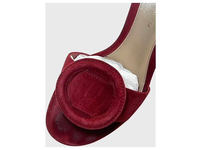 Mules Gianvito Rossi rouge T.37,5 Rosso - vista 7