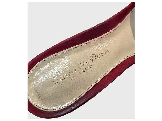 Mules Gianvito Rossi rouge T.37,5 Rosso - vista 8