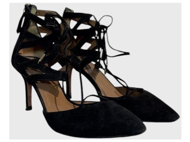 Décolleté Aquazzura neri T.38 Nero - vista 2