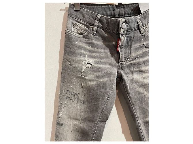 Dsquared2 Jeans Dsquared cinza T.34 - vista 2