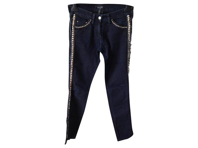 Isabel Marant Nieten-Jeans T.1 Blau - Ansicht 8