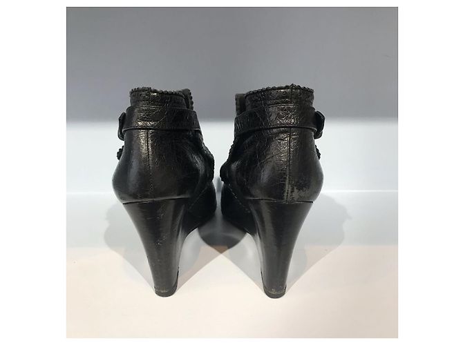 Boots Balenciaga T.41 Schwarz - Ansicht 3