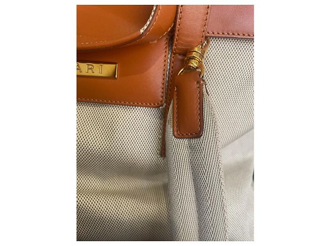 Bulgari Tasche beige Leinwand - Ansicht 11