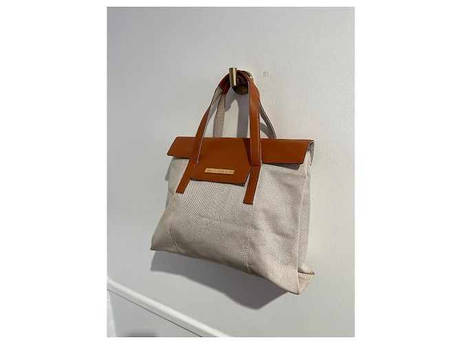 Bulgari Tasche beige Leinwand - Ansicht 3