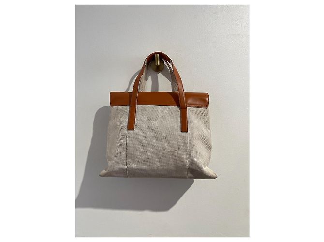 Bulgari Tasche beige Leinwand - Ansicht 5