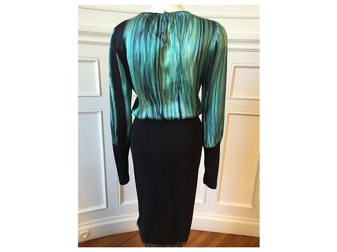 Roberto Cavalli Cavalli Class Kleid T.36 Schwarz - Ansicht 2