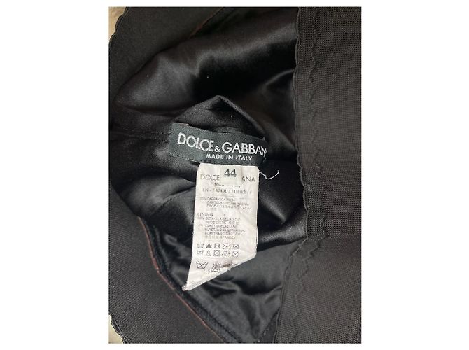 Gonna Dolce & Gabbana bordeaux T.40 Bordò - vista 5