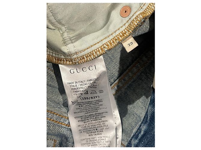 Vaqueros Gucci azules T.34 - vista 8