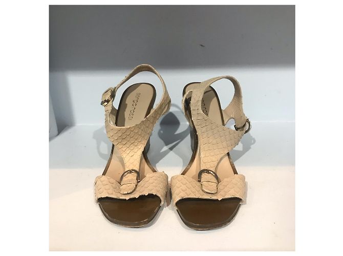 Sandali Sergio Rossi beige T.36,5 - vista 2
