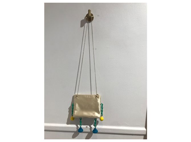 Borsa Charlotte Olympia crema Crudo - vista 4